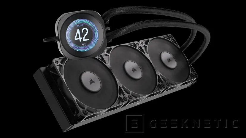 Geeknetic CORSAIR añade LCD a su RL AiO NAUTILUS RS, podrás monitorizar la temperatura de la CPU y otros valores en tiempo real 2