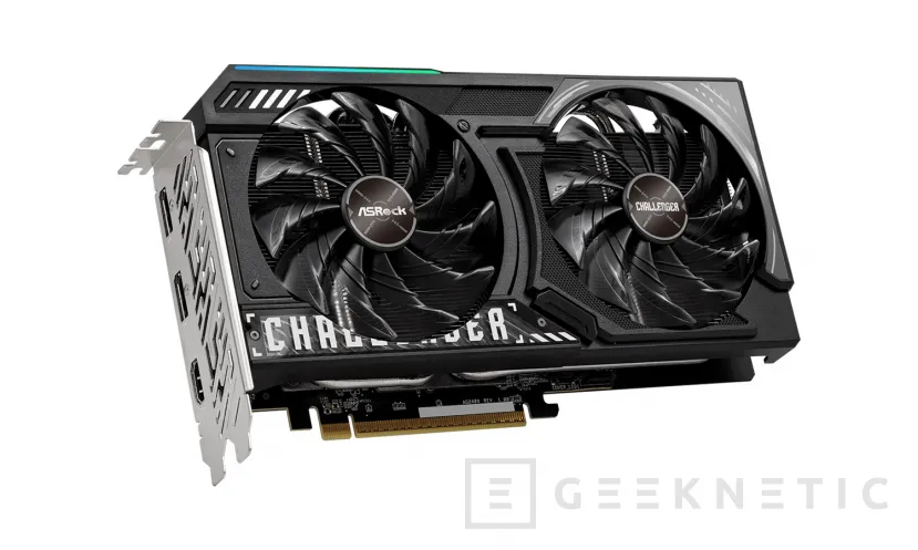 Geeknetic ASRock presenta su primera Radeon RX 9060 personalizada con diseño Challenger OC, chip Navi 44 y 8 GB de memoria GDDR6 3