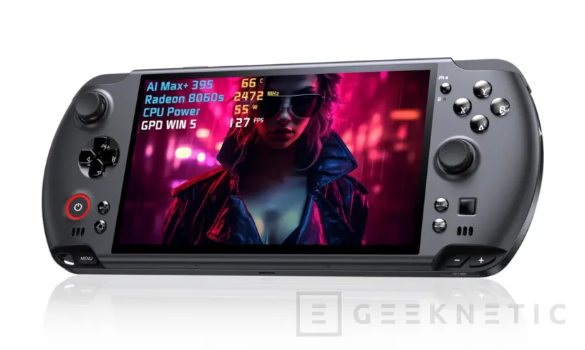 Geeknetic GPD Win 5 llega con APU Ryzen AI Max+ 395, iGPU Radeon 8060S y hasta 128 GB de RAM para liderar las consolas portátiles gaming 1
