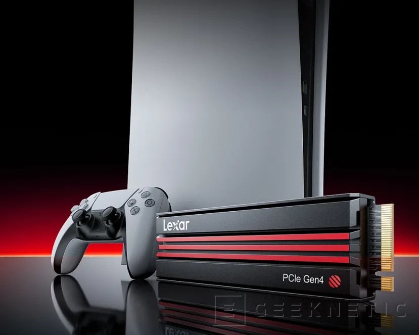 Geeknetic El SSD Lexar EQ790. promete 7.000 MB/s de velocidad y compatibilidad con PS5 gracias a su disipador compacto 2