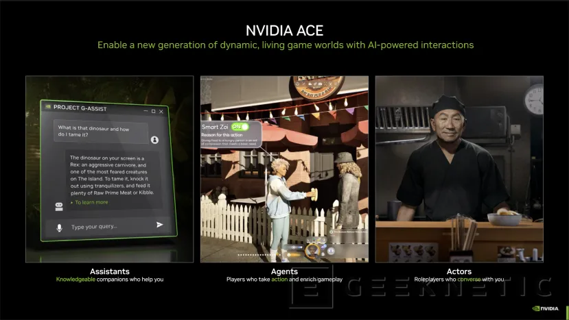 Geeknetic La Inteligencia Artificial de NVIDIA RTX llega a más juegos y NVIDIA ACE añade un nuevo controlador para conversaciones naturales 1