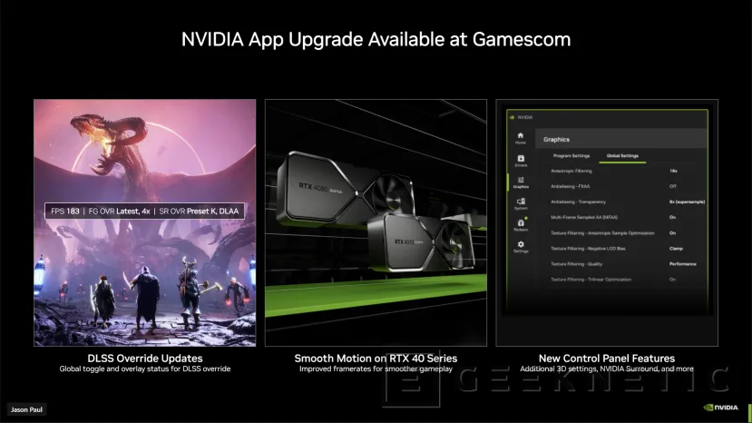 Geeknetic La NVIDIA App se actualiza para añadir más opciones del panel de control y Smoot Motion para RTX 40 Series 2