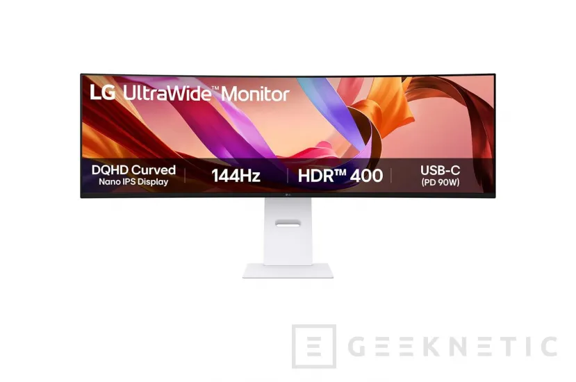 Geeknetic LG lanza el 49U950A-W, monitor UltraWide de 49 pulgadas con resolución DQHD y 144 Hz 1