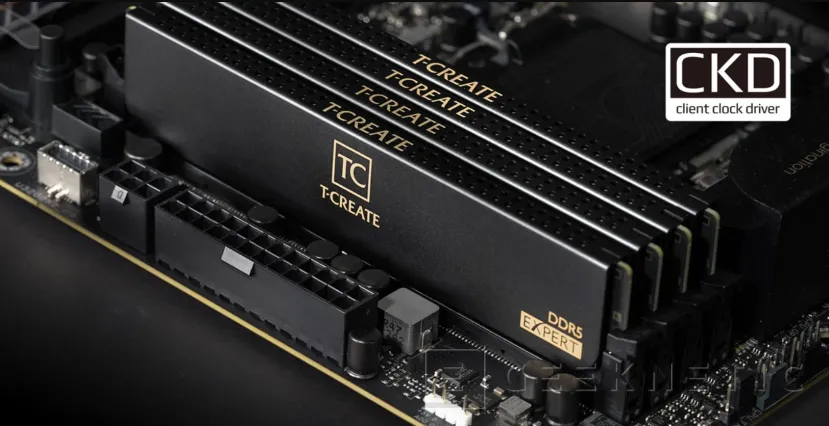 Geeknetic Nuevas memorias DDR5 para creadores  TeamGroup EXPERT CKD DDR5 a  7.200 MHz 2
