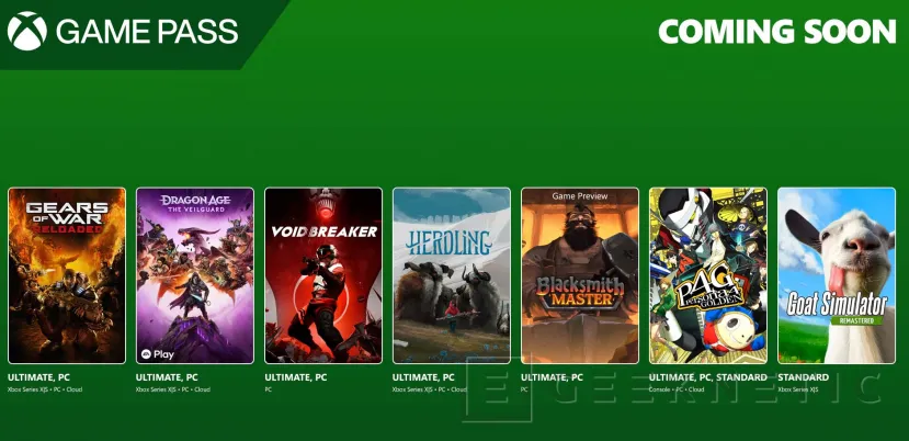 Geeknetic Dragon Age: The Veilguard, Gears of War: Reloaded y más juegos llegan al Xbox Game Pass 1