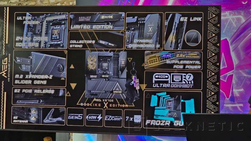 Geeknetic La nueva y exclusiva placa MSI MEG X870E GODLIKE X EDITION está limitada a 1.000 unidades 6