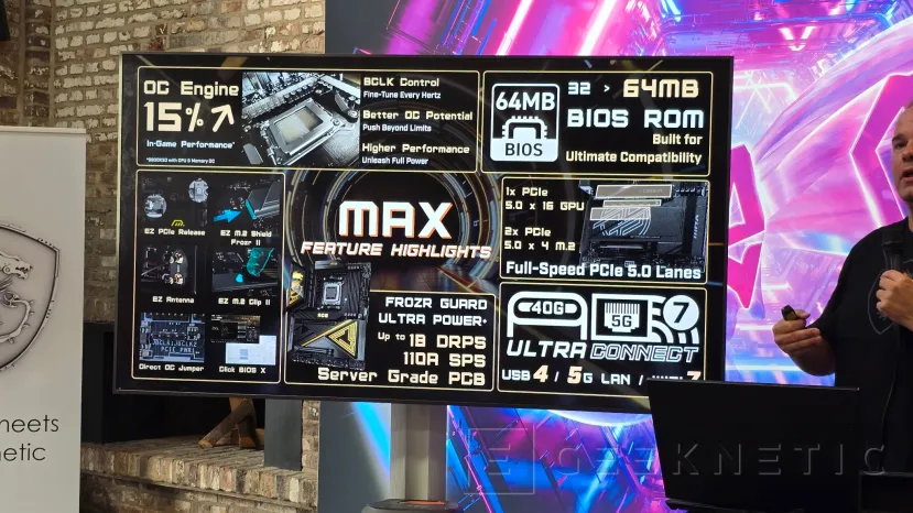 Geeknetic Nueva gama de placas MSI MAX con conectividad de última generación y opciones avanzadas de overclocking 3