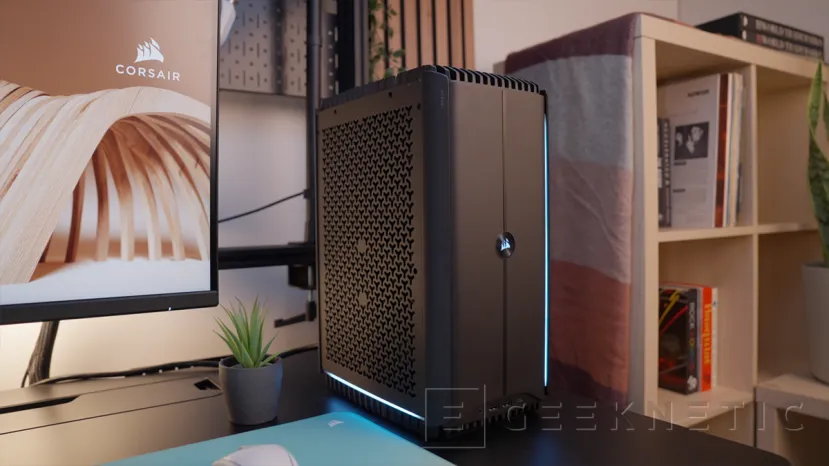 Geeknetic Corsair ONE a600 une Ryzen 9000X3D, RTX 5080 y refrigeración líquida dual en un PC compacto de 64 GB y 4 TB NVMe 2