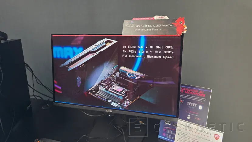 Geeknetic El nuevo monitor MSI MPG 271QR QD-OLED X50 ofrece 500 Hz e incluye el nuevo sensor AI Care que detecta la presencia del usuario 1