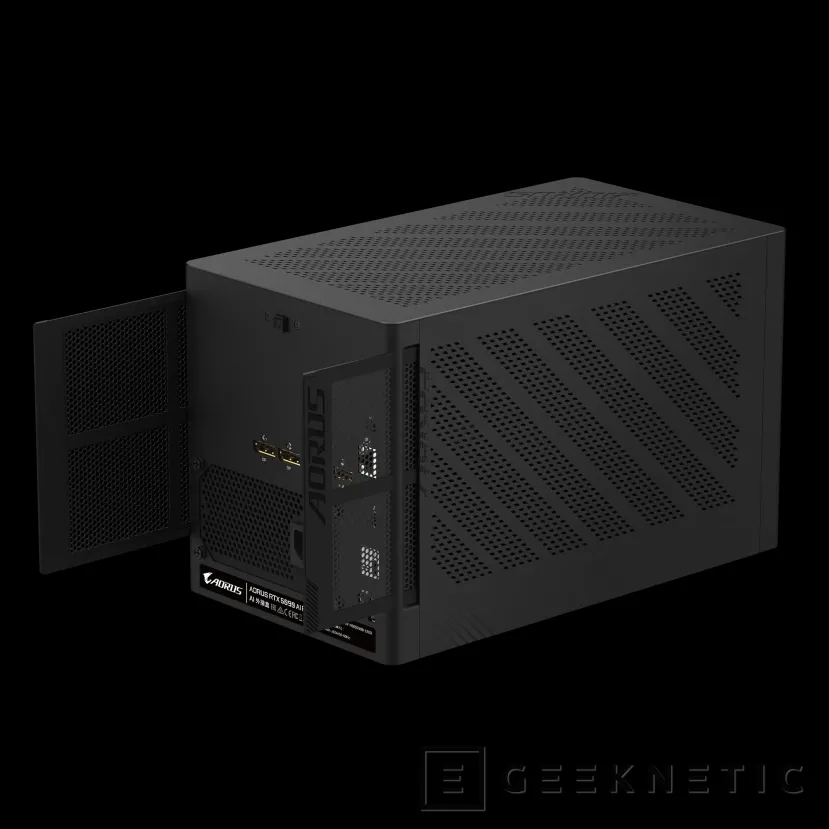 Geeknetic Nueva GPU externa de GIGABYTE que incluye una NVIDIA RTX 5090 y una gran conectividad 4