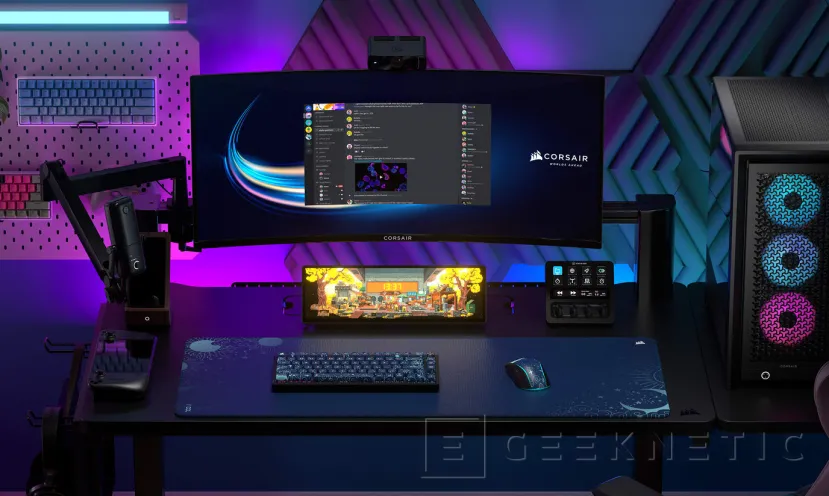 Geeknetic La nueva pantalla táctil CORSAIR XENEON EDGE es un dispositivo versátil que te ofrece métricas, widgets o funciones de Stream Deck 1