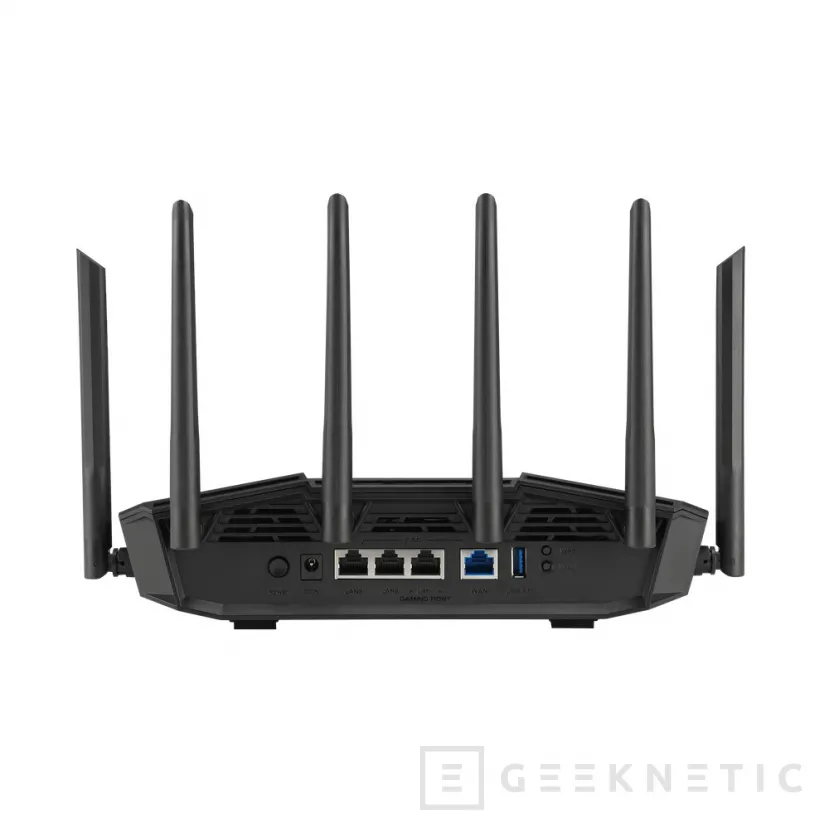 Geeknetic ASUS TUF Gaming BE9400 apuesta por WiFi 7 de alta velocidad con MLO, cuatro puertos 2.5G y diseño TUF 2