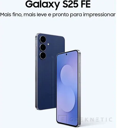 Geeknetic El Samsung Galaxy S25 FE aparece por error y la filtración deja ver un diseño más delgado, además de confirmar especificaciones 1