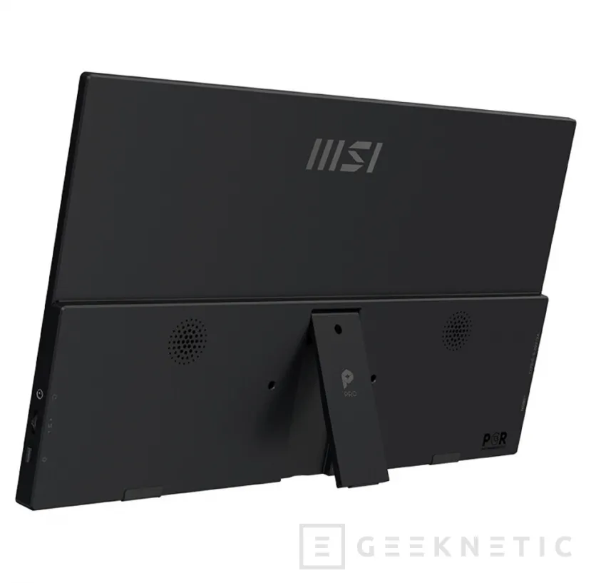 Geeknetic El nuevo monitor portátil MSI PRO MP165 E6 combina panel IPS Full HD de 15,6 pulgadas, conectividad USB-C y diseño ligero de 0,78 kg 2