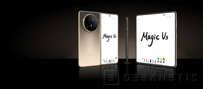 Geeknetic HONOR Magic V5 llega a Europa como el plegable más delgado del mundo con 8,8 mm, batería de 5.820 mAh y resistencia IP58 3