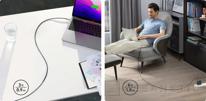 Geeknetic Guía con Todos los Tipos de cable USB-C para cargar, transferir datos por USB y para tu monitor 12