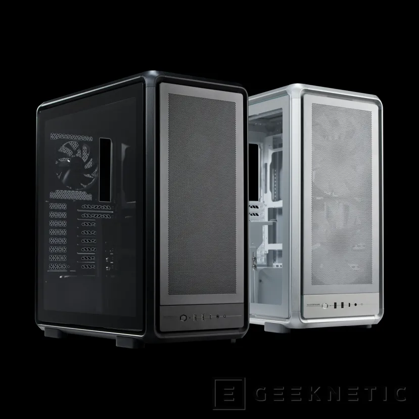 Geeknetic Nueva caja Cooler Master MasterFrame 500 Mesh, paneles intercambiables y ventiladores de 200 mm incluidos en el frontal 2