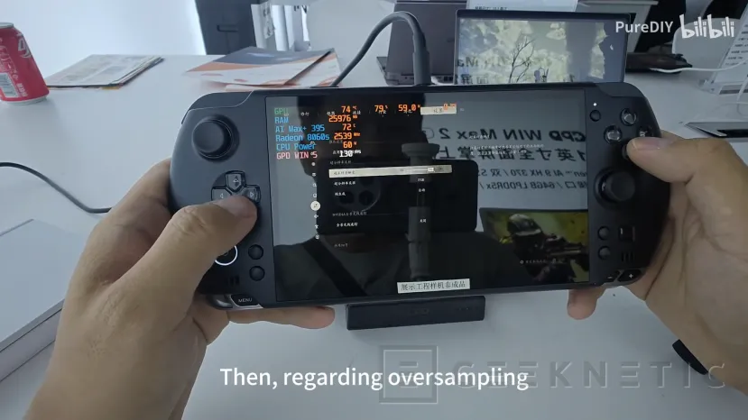 Geeknetic La GPD Win 5 se deja ver en vídeo, una enorme batería externa, cargador de clavija y sin teclado físico 5