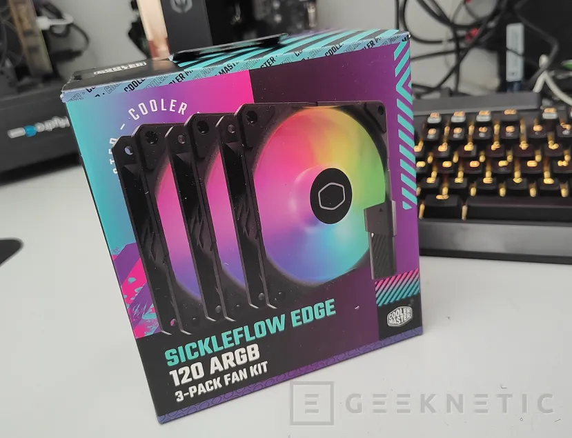 Geeknetic Cooler Master SickleFlow Edge 120 ARGB 3 in 1 kit Review 1