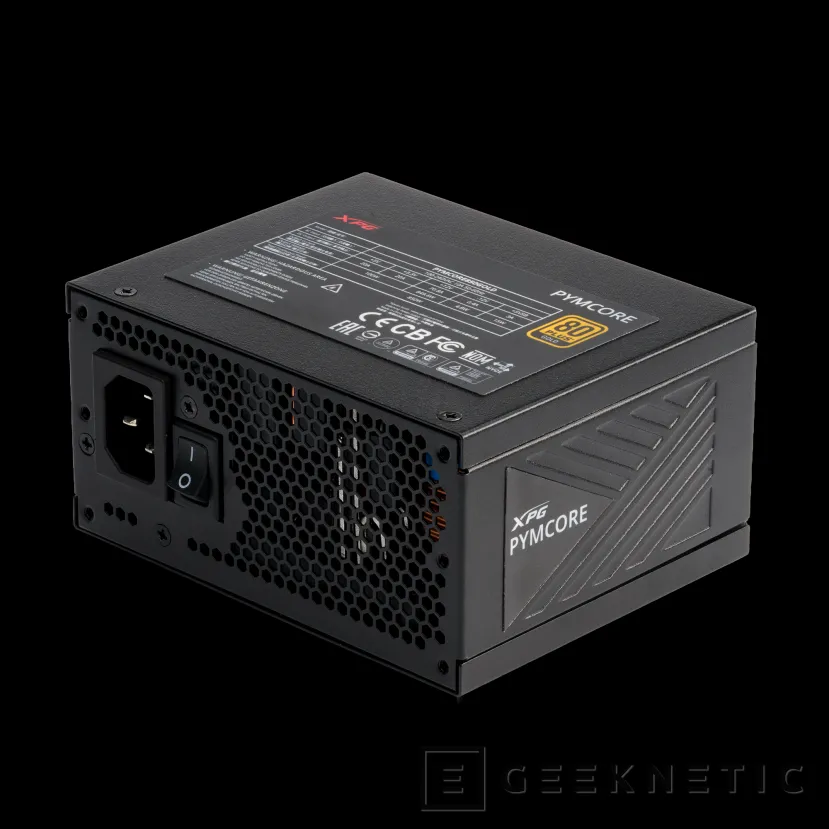 Geeknetic La fuente de alimentación XPG PYMCORE SFX mide 125 mm de largo y ofrece hasta 850 W con certificación GOLD 3