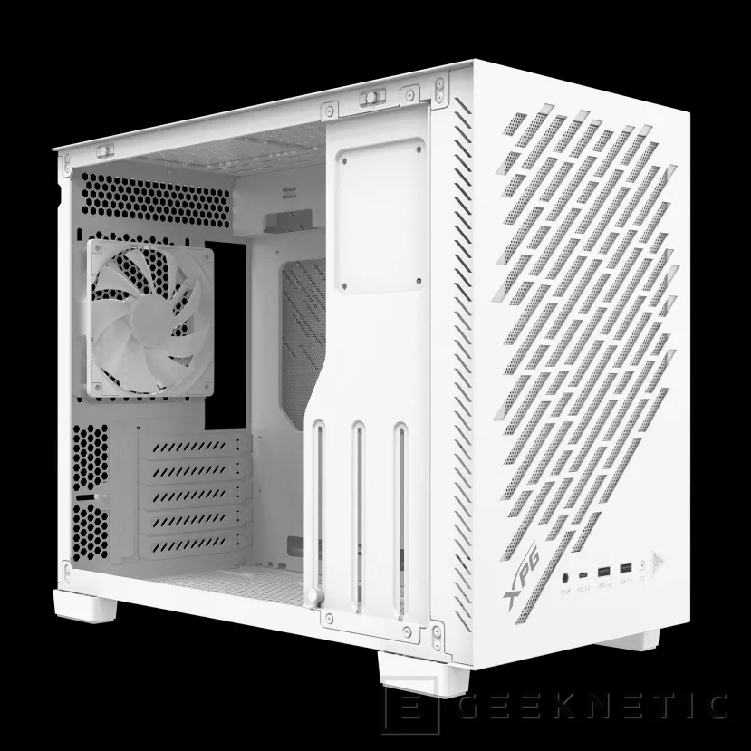 Geeknetic Nuevas cajas XPG VALOR NANO Series compatibles con NVIDIA SFF y con modelos AIR y MESH disponibles en color blanco y negro 2