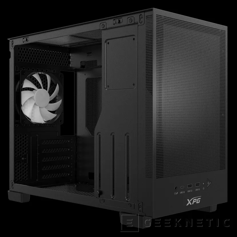 Geeknetic Nuevas cajas XPG VALOR NANO Series compatibles con NVIDIA SFF y con modelos AIR y MESH disponibles en color blanco y negro 1