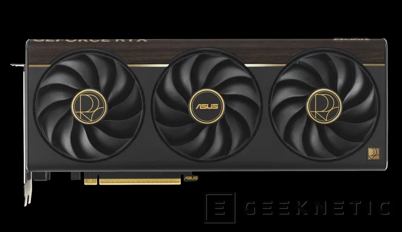 Geeknetic La ASUS ProArt RTX 5080 se vuelve más elegante: Destaca sus Acabados en Madera y un Conector USB-C trasero 1