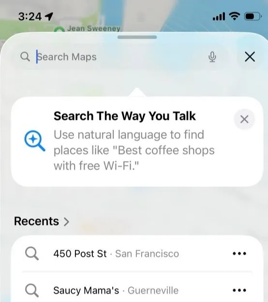 Geeknetic Buscar lugares con lenguaje natural en Apple Maps será una realidad en iOS 26 1