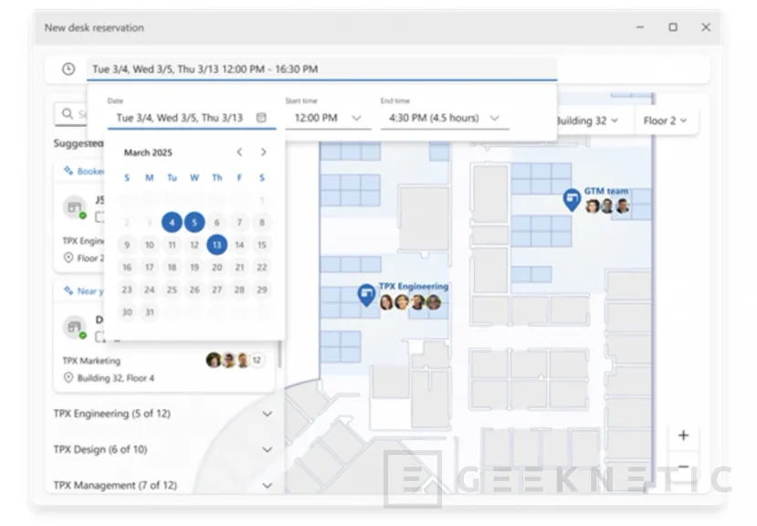Geeknetic Microsoft Teams estrena reacciones múltiples, plantillas de reuniones y mejoras en reservas de escritorio 1