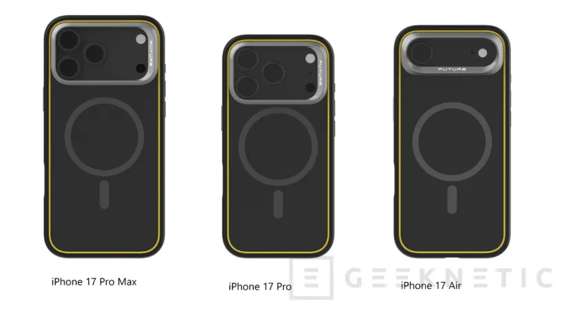 Geeknetic Se confirma el diseño de los nuevos iPhone 17 Pro y Air con un módulo de cámaras mucho más ancho 1