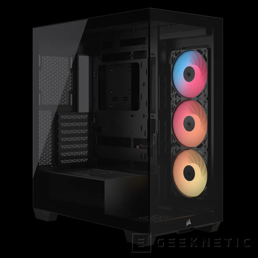 Geeknetic CORSAIR ha rediseñado su caja 3500X para incluir ventiladores con rotor invertido y mejor gestión del cableado 1