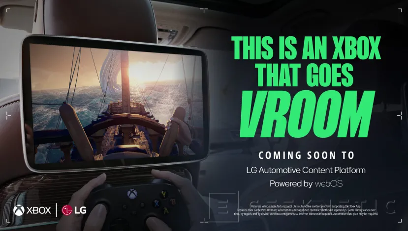 Geeknetic Xbox Cloud Gaming se expande a los coches: Microsoft y LG integran la app en vehículos con webOS automotriz 1