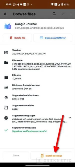 Geeknetic Qué es Diario de Google y cómo instalar esta app exclusiva del Pixel en cualquier Android 4