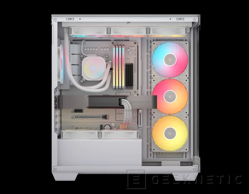 Geeknetic CORSAIR ha rediseñado su caja 3500X para incluir ventiladores con rotor invertido y mejor gestión del cableado 2