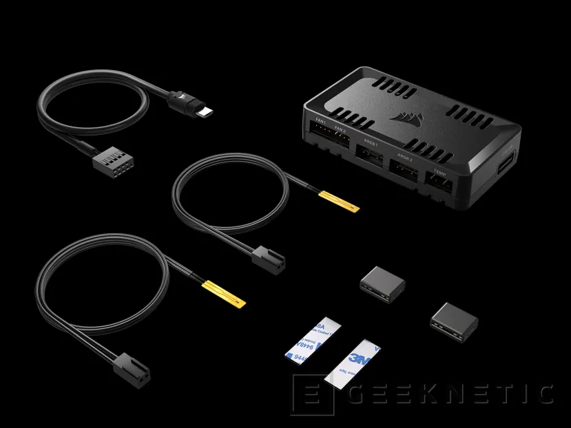 Geeknetic El nuevo CORSAIR COMMANDER DUO te permite controlar ventiladores PWM ARGB e iCUE LINK desde un mismo lugar 4