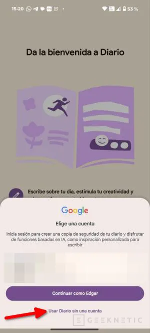 Geeknetic Qué es Diario de Google y cómo instalar esta app exclusiva del Pixel en cualquier Android 6