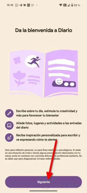 Geeknetic Qué es Diario de Google y cómo instalar esta app exclusiva del Pixel en cualquier Android 5