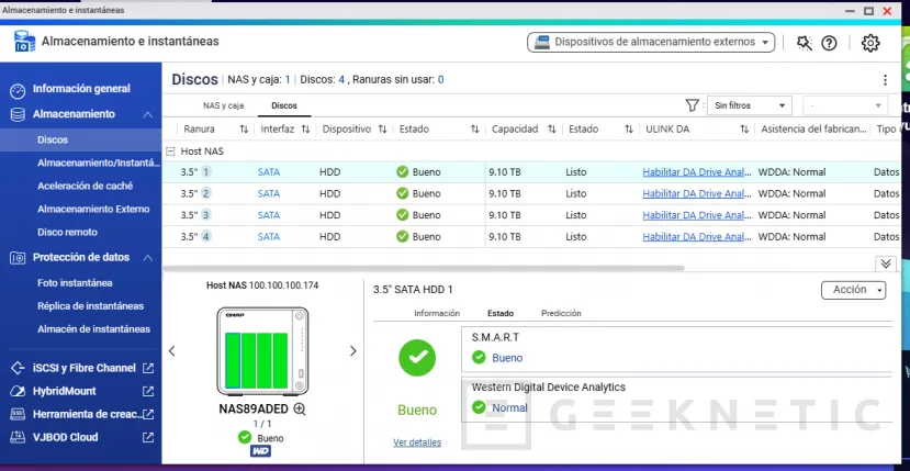 Geeknetic Cómo Montar un Sistema de Almacenamiento Seguro y Robusto con HDDs WD en un NAS 6