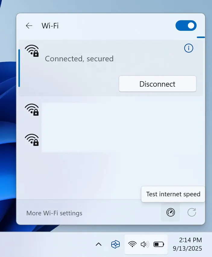 Geeknetic Pronto podrás hacer un test de velocidad de tu red desde la bandeja del sistema de Windows 11 1