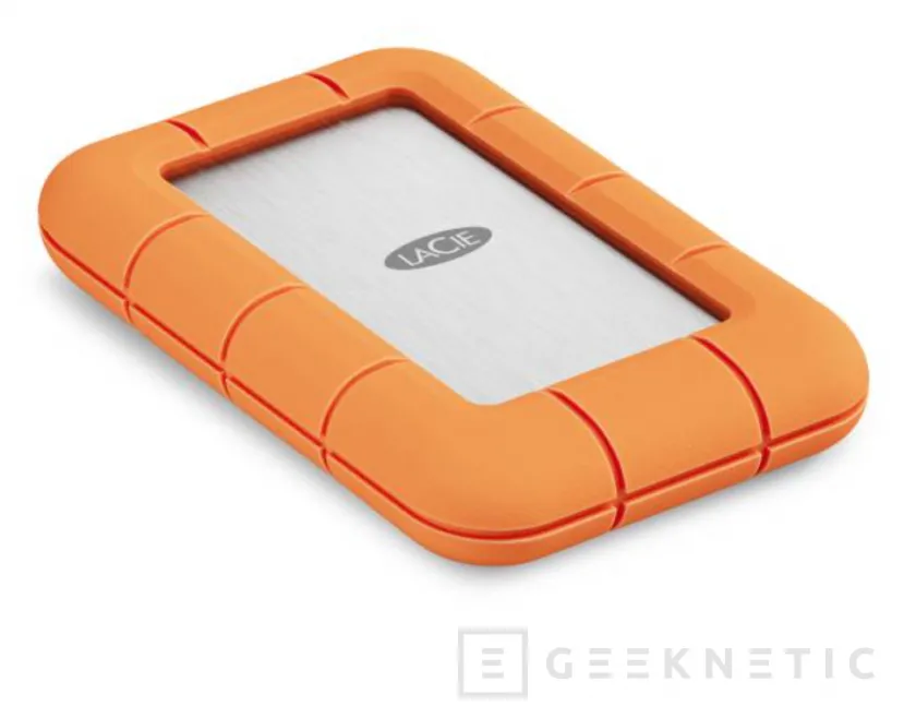 Geeknetic Rugged SSD4 es el nuevo SSD externo de LaCie con certificación IP54 y velocidades de hasta 4.000 MB/s 1