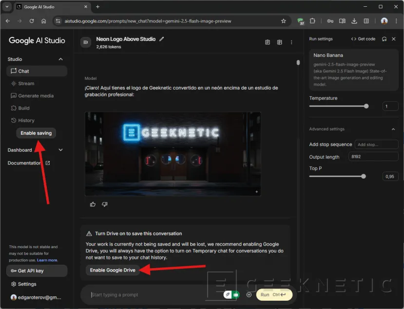 Geeknetic Google AI Studio: los mejores modelos de IA de Google totalmente gratis 6