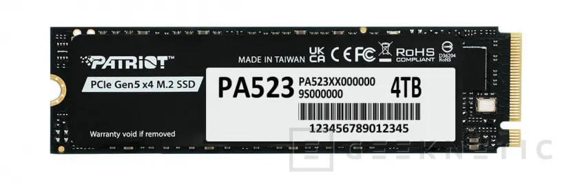 Geeknetic Nuevos SSD Patriot con PCIe 5.0 de gama media y entrada, hasta 14.000 MB/s y 3.000 TBW 2