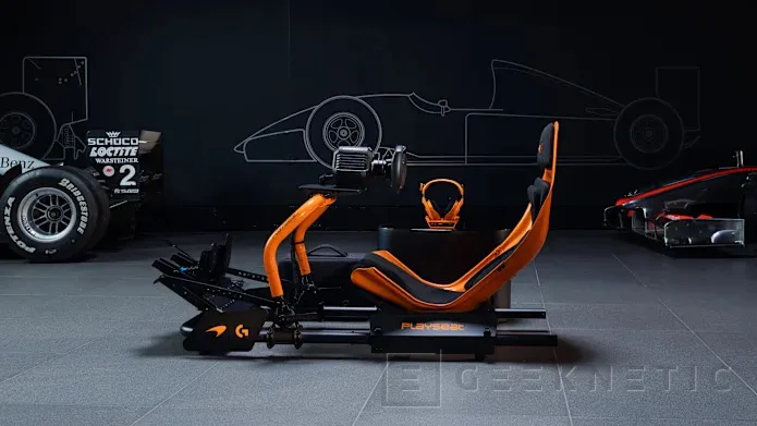 Geeknetic Logitech se alía con Playseat y McLaren para lanzar el asiento Formula Instinct junto al volante RS50 y los nuevos RS Pedals 1