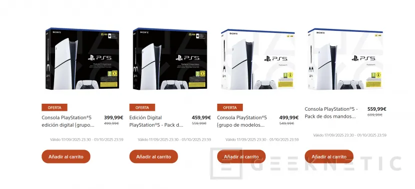 Geeknetic Llévate una PS5 Slim Digital con 1 TB por 379,99 euros desde la propia tienda de PlayStation 3
