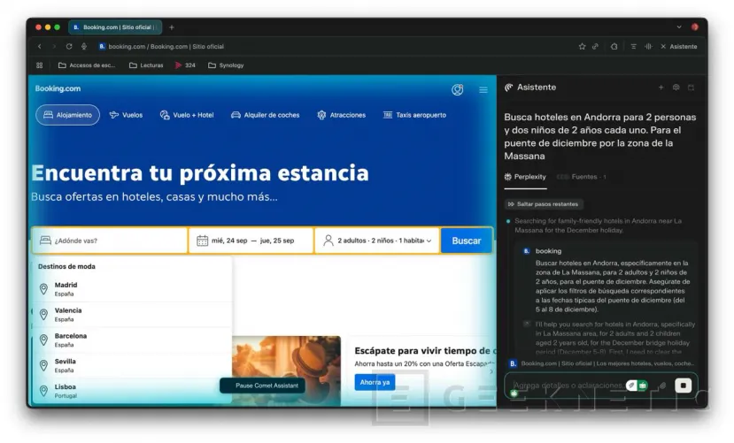 Geeknetic Analizamos Comet de Perplexity, el navegador con una IA integrada (de verdad) con la web 8