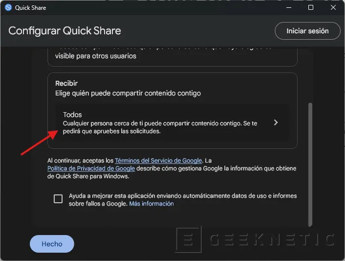 Geeknetic Cómo instalar Quick Share en Windows 11 para compartir archivos desde Android 5