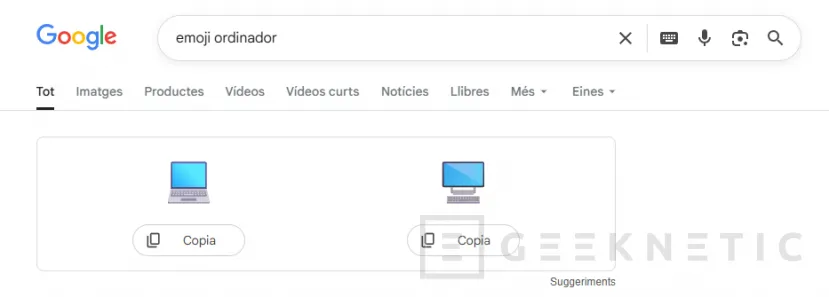 Geeknetic Google añade un selector de emojis directo en los resultados de búsqueda 2