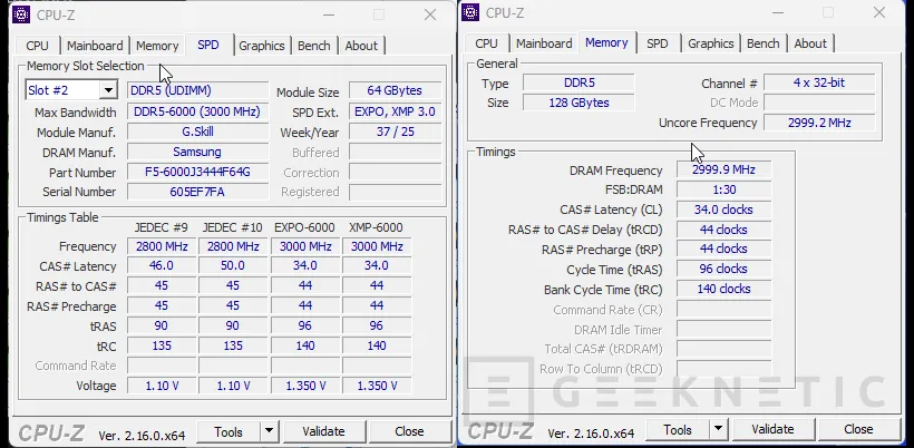 Geeknetic G.Skill Trident Z5 Neo RGB DDR5-6000 128GB CL34 Review 9