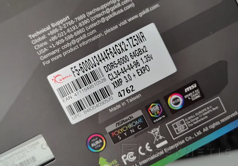 Geeknetic G.Skill Trident Z5 Neo RGB DDR5-6000 128GB CL34 Review 8