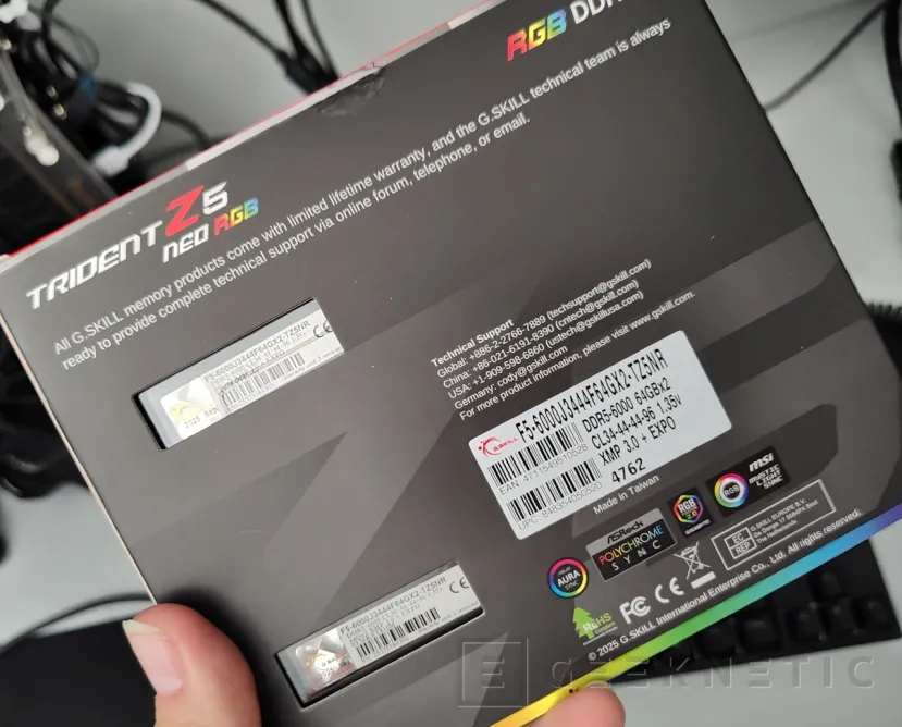 Geeknetic G.Skill Trident Z5 Neo RGB DDR5-6000 128GB CL34 Review 2